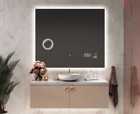 Fürdőszoba Tükör Világítással LED L58 #8