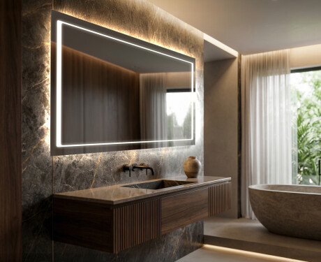 Fürdőszoba Tükör Világítással LED L61