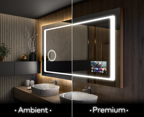 Fürdőszoba Tükör Világítással LED L61