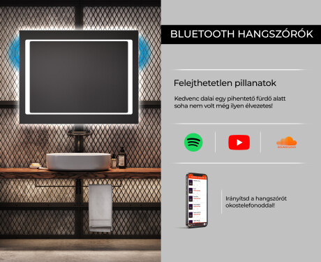 Fürdőszoba Tükör Világítással LED L61 #6