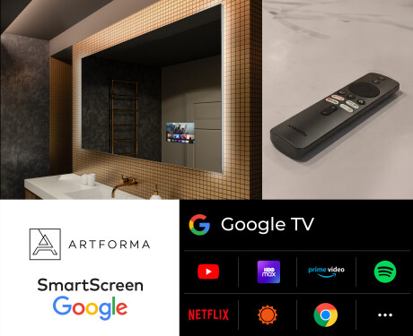 Fürdőszoba Tükör Világítással LED L62 #5