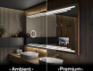 Fürdőszoba Tükör Világítással LED L75