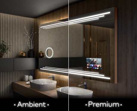 Fürdőszoba Tükör Világítással LED L75 #1