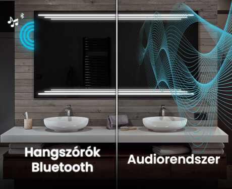 Fürdőszoba Tükör Világítással LED L75 #5