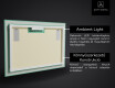 Fürdőszoba Tükör Világítással LED L75 #2
