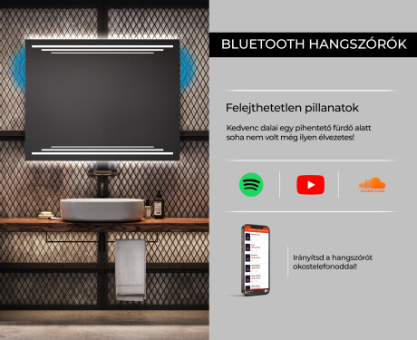 Fürdőszoba Tükör Világítással LED L75 #6