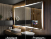 Fürdőszoba Tükör Világítással LED L77 #1