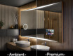Fürdőszoba Tükör Világítással LED L78 #1
