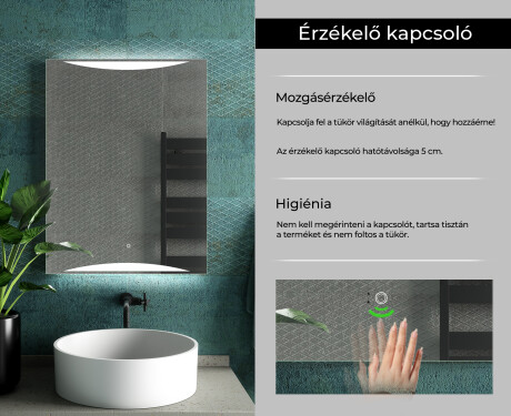 Fürdőszoba Tükör Világítással LED L78 #7