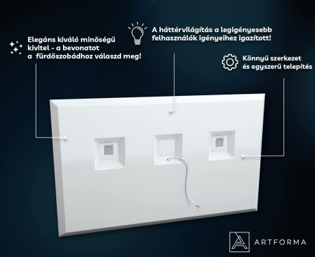 Megvilágított Tükör Led - SlimLine L01 #3