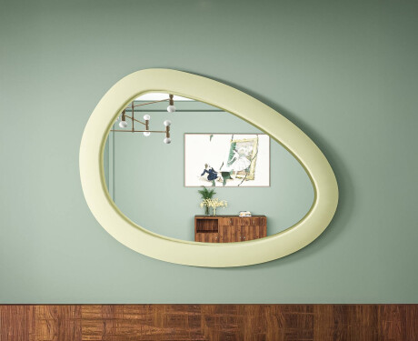 Aszimmetrikus LED tükör MDF kerettel L310 #7