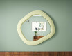 Designos LED tükör MDF-ből geometrikus formában L309 #4