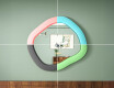 Designos LED tükör MDF-ből geometrikus formában L309 #6
