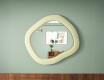 Designos LED tükör MDF-ből geometrikus formában L309 #7