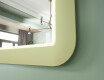 Lekerekített LED tükör fényes MDF keretben L305 #6