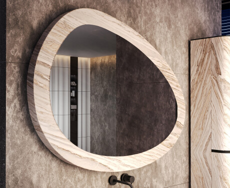 Aszimmetrikus tükör kőmintázattal L298 #4