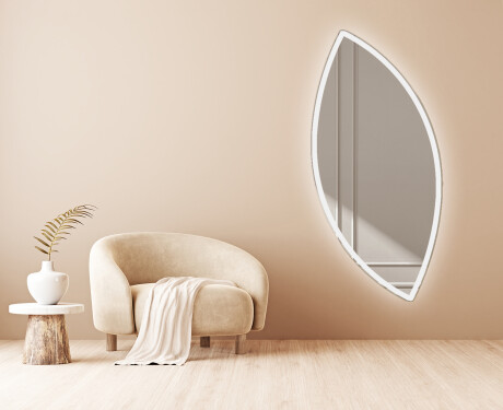 Álló fali tükör dekoráció LED L222 #4