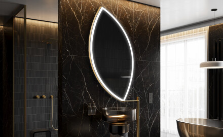 LED Fürdőszobai Tükör Irreguláris Formával L222
