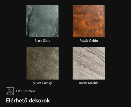 Egyedi méretű fürdőszobai tükör kőkerettel L297 #2