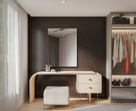 Szögletes függőleges fali tükörlap L198 #2