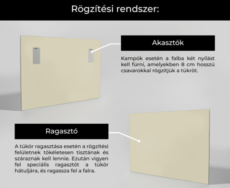 Lekerekített fali tükörlap L199 #3