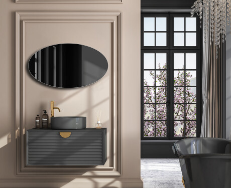 Ovális fali tükörlap L206 #4