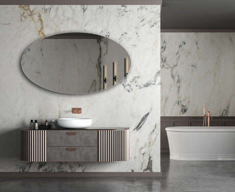 Ovális fali tükörlap L206 #5