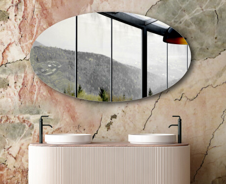 Ovális fali tükörlap L206 #6