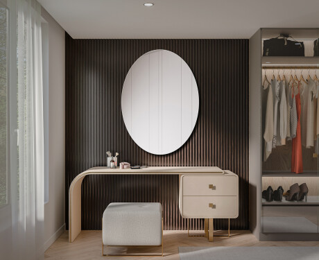 Ovális függőleges fali tükörlap L207 #2