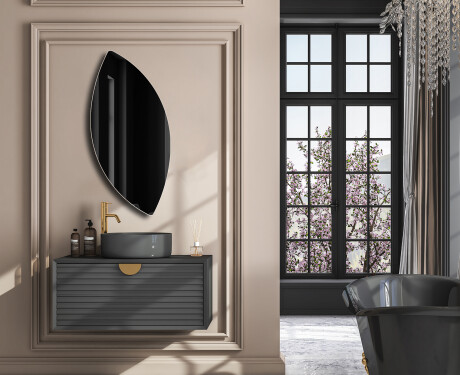 Szabálytalan függőleges fali tükörlap L214 #4