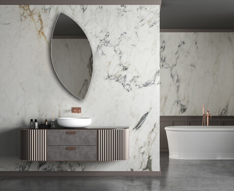 Szabálytalan függőleges fali tükörlap L214 #5