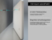 Lekerekített fali tükörlap kerettel L201 #5