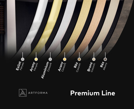 Kerek fali tükörlap kerettel L203 #4