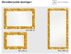 Előszobai Dekorációs Tükör Led Világítással - Gold Triangles #6