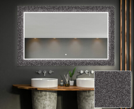 Megvilágított Dekoratív Tükör A Fürdőszobához - Dotts #1