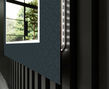 Megvilágított Dekoratív Tükör A Fürdőszobához - Elegant #11