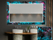 Megvilágított Dekoratív Tükör A Fürdőszobához - Fluo Tropic #1