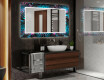 Megvilágított Dekoratív Tükör A Fürdőszobához - Fluo Tropic #2