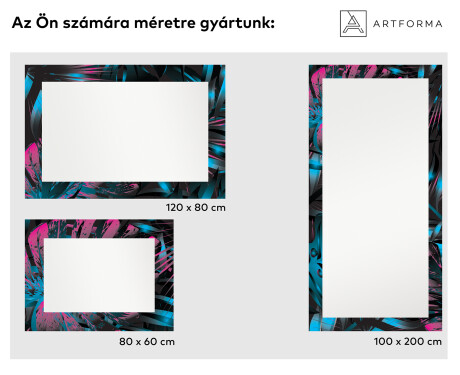Megvilágított Dekoratív Tükör A Fürdőszobához - Fluo Tropic #2