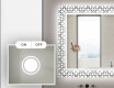 Megvilágított Dekoratív Tükör A Fürdőszobához - Industrial #4