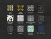 Ebédlői Dekorációs Tükör Led Világítással - Abstract Geometric #10