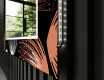 Megvilágított Dekoratív Tükör Led A Nappalihoz - Dandelion #11