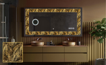 Megvilágított Dekoratív Tükör - Tropical Paradise