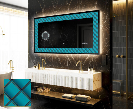 Megvilágított Dekoratív Tükör - Blue Harmonies