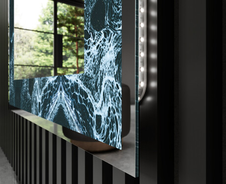 Megvilágított Dekoratív Tükör - Oceanic Madness #3