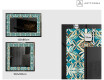 Megvilágított Dekoratív Tükör - Floral Elevations #2