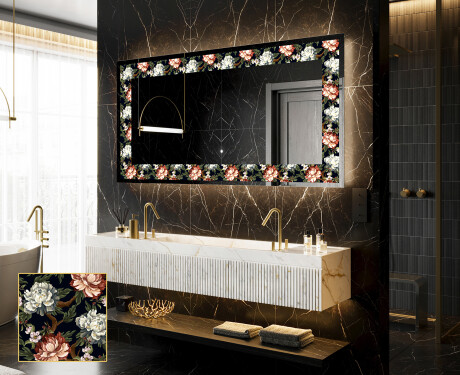 Megvilágított Dekoratív Tükör - Plant Rhythms