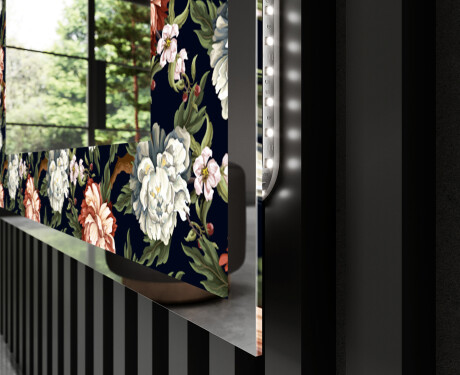 Megvilágított Dekoratív Tükör - Plant Rhythms #3