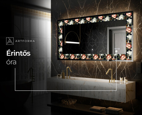 Megvilágított Dekoratív Tükör - Plant Rhythms #6