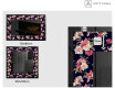 Megvilágított Dekoratív Tükör - Floral Layouts #2